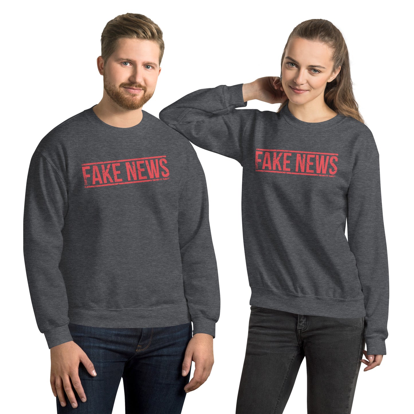 FAKE NEWS USA Unisex Sweatshirt Pre-Shrunk