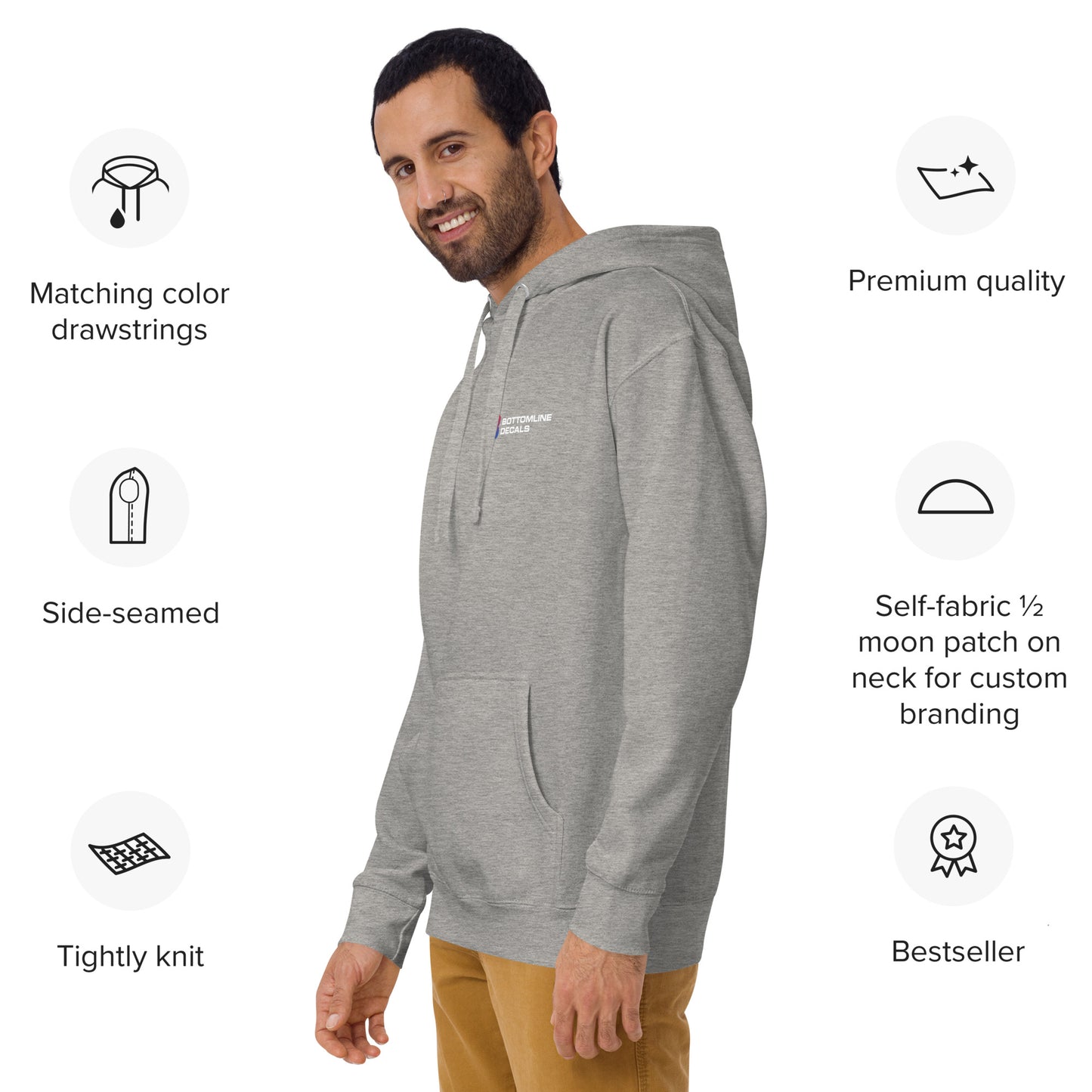 Bottomline Decals - Unisex Hoodie