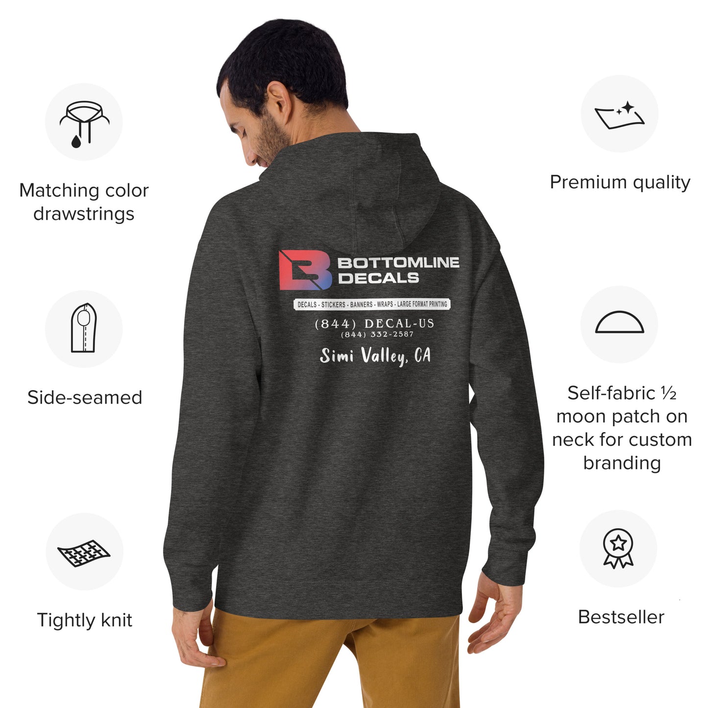 Bottomline Decals - Unisex Hoodie