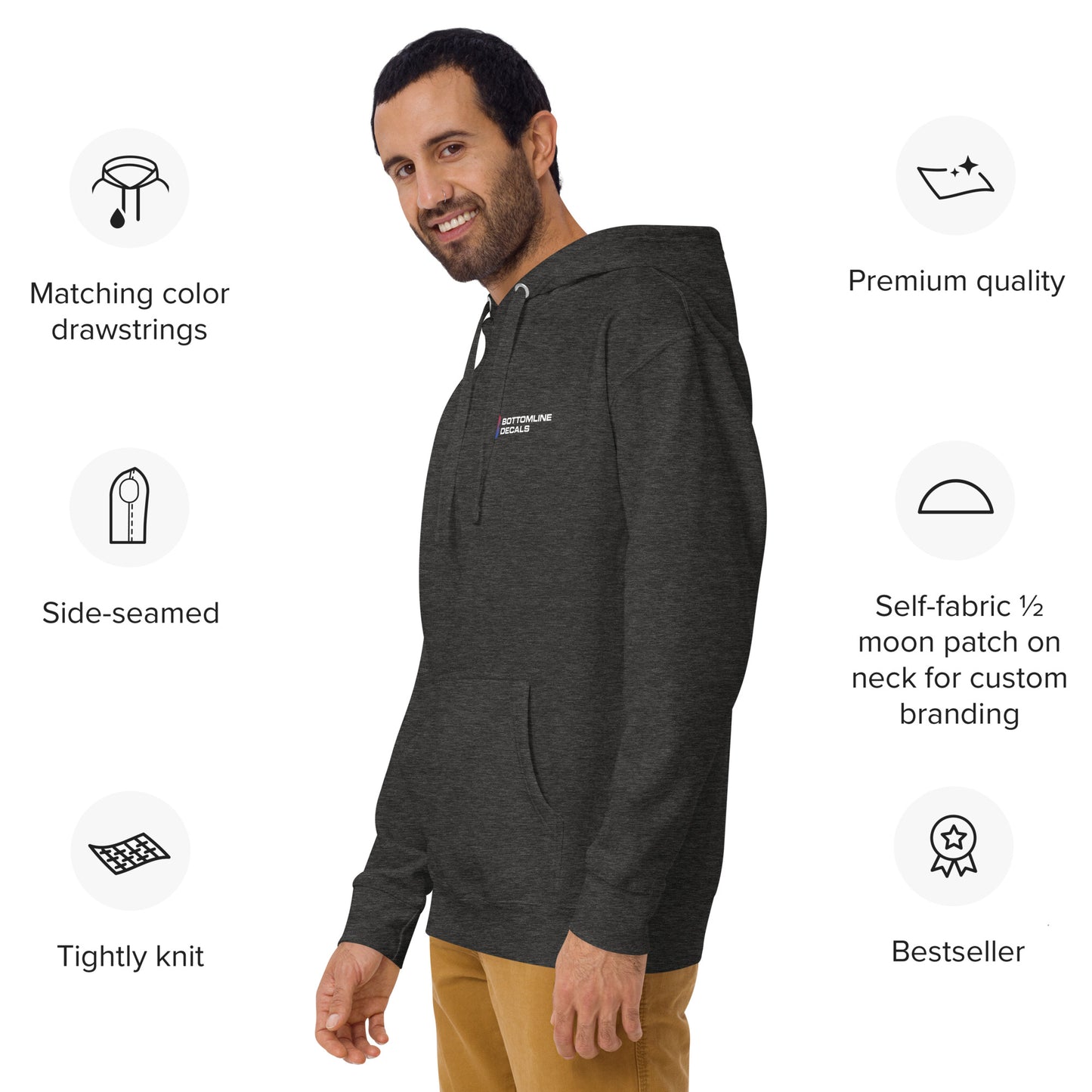 Bottomline Decals - Unisex Hoodie