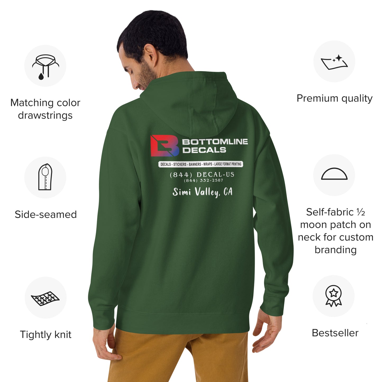 Bottomline Decals - Unisex Hoodie