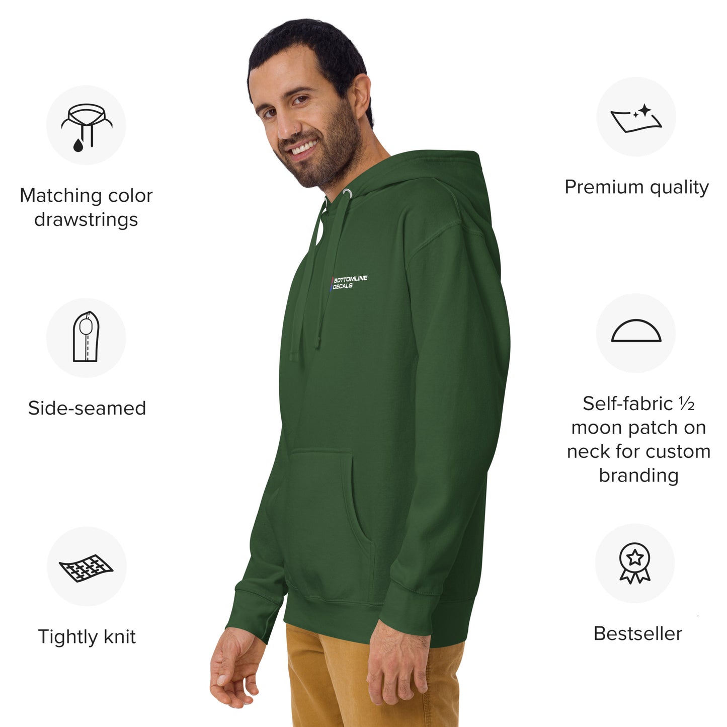Bottomline Decals - Unisex Hoodie