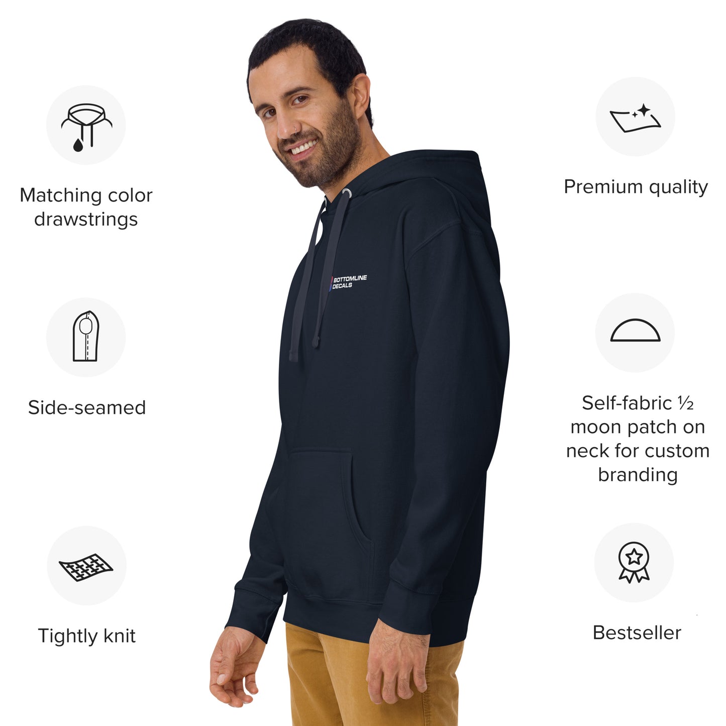 Bottomline Decals - Unisex Hoodie
