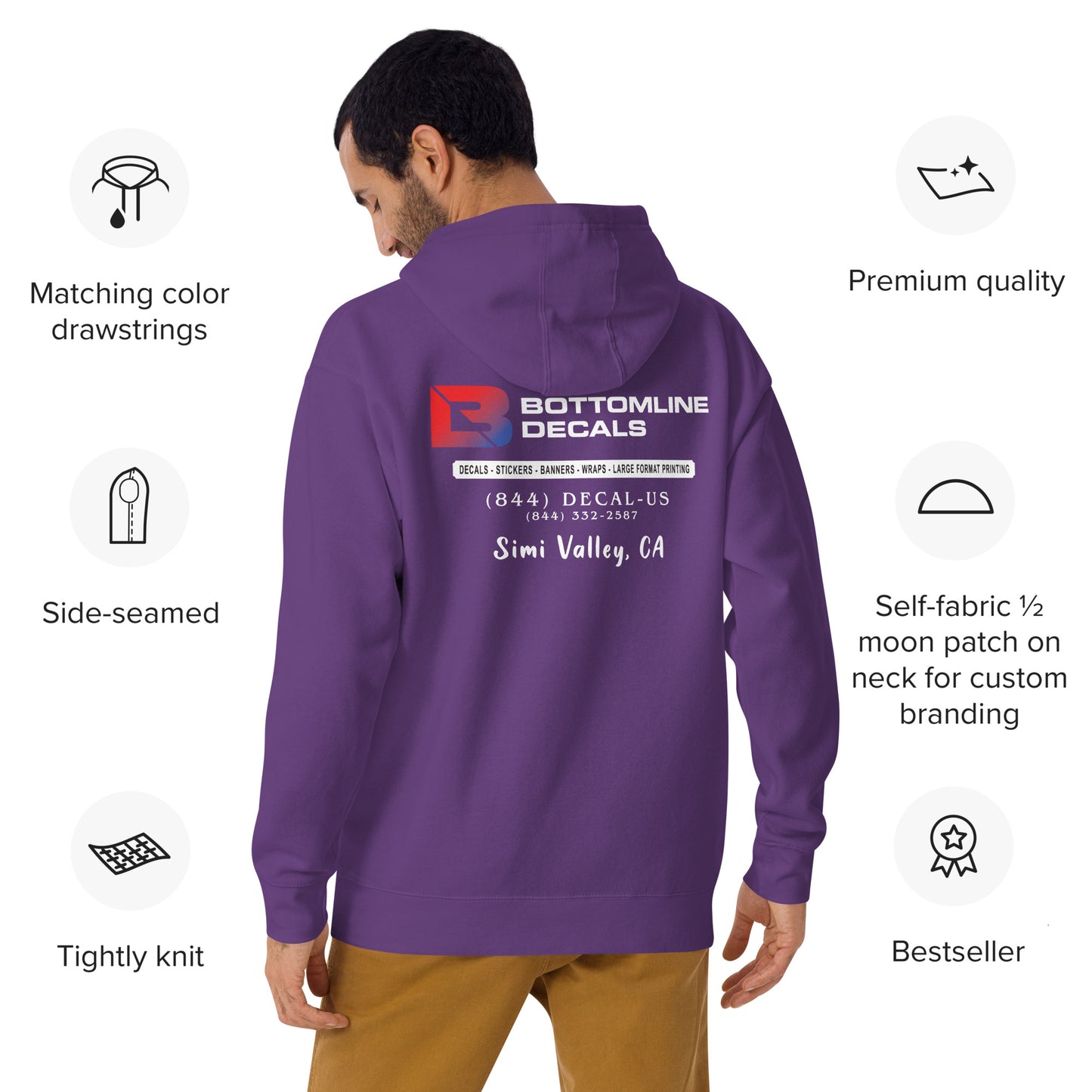Bottomline Decals - Unisex Hoodie