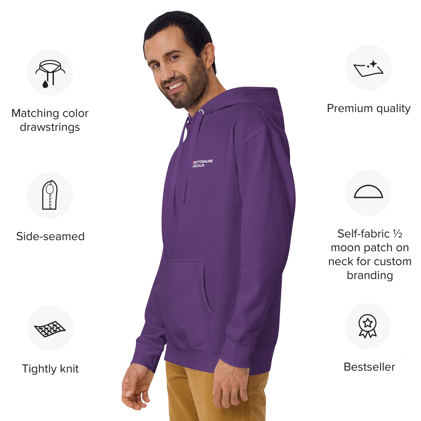 Bottomline Decals - Unisex Hoodie