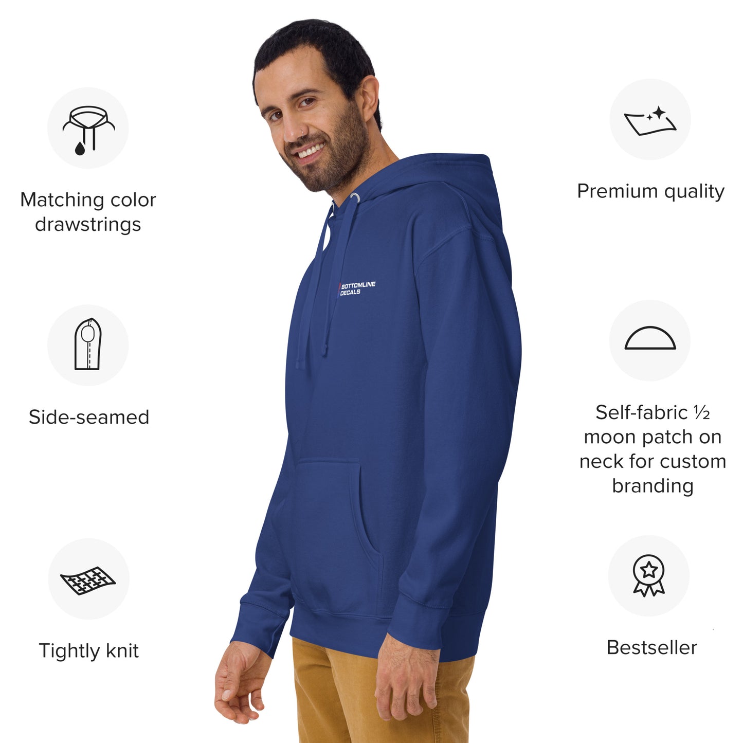 Bottomline Decals - Unisex Hoodie