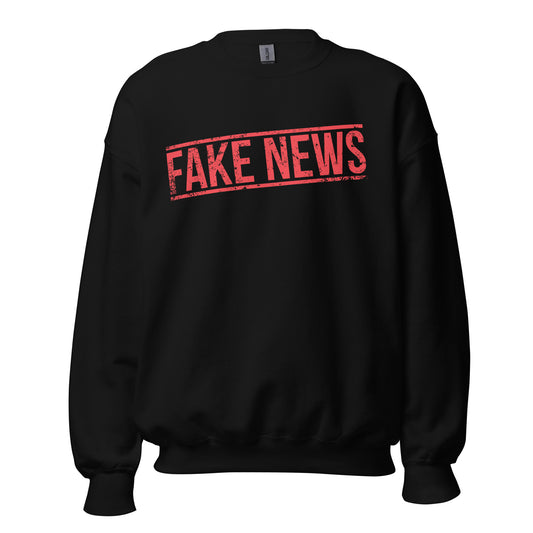 FAKE NEWS USA Unisex Sweatshirt Pre-Shrunk