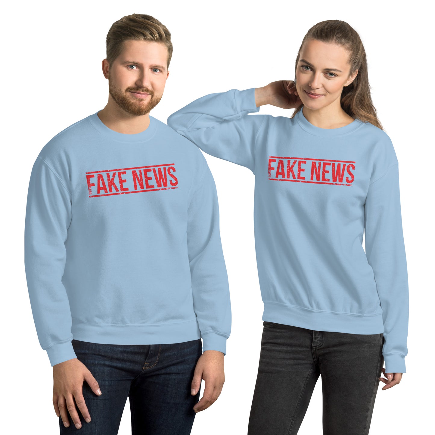 FAKE NEWS USA Unisex Sweatshirt Pre-Shrunk