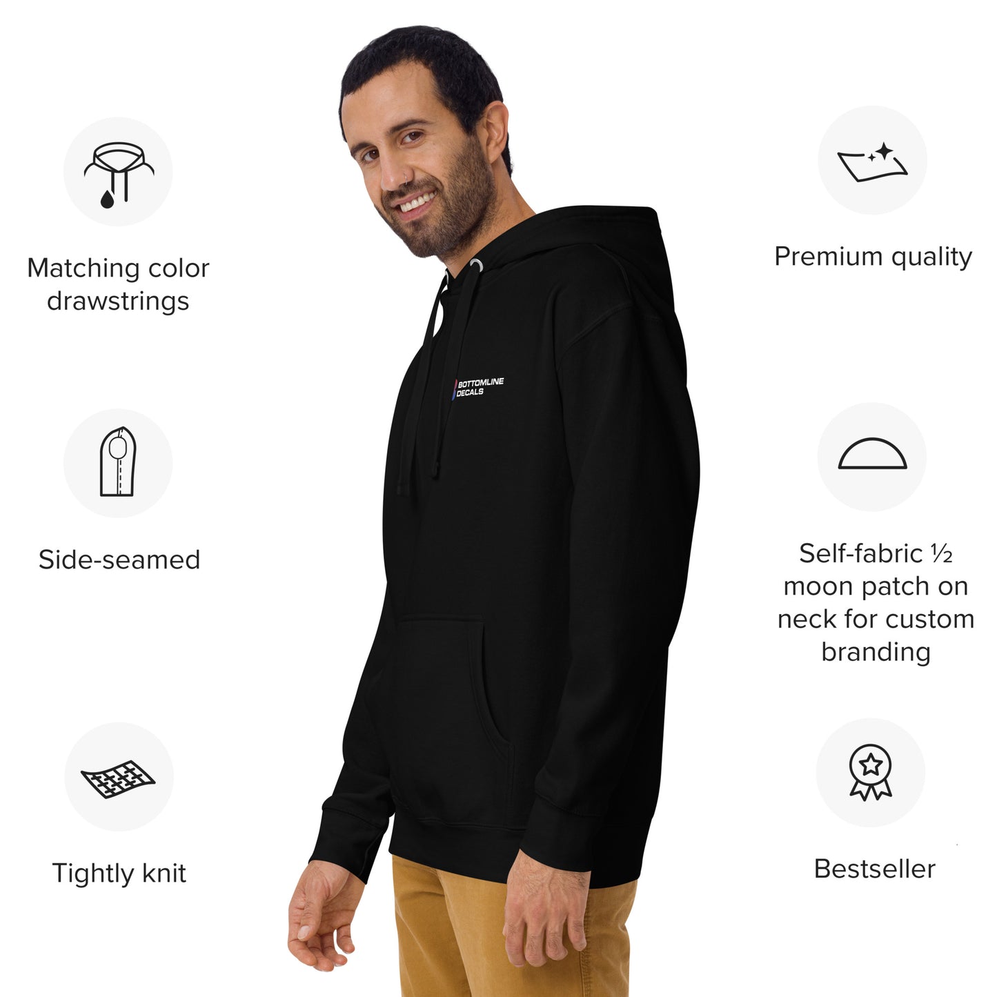 Bottomline Decals - Unisex Hoodie