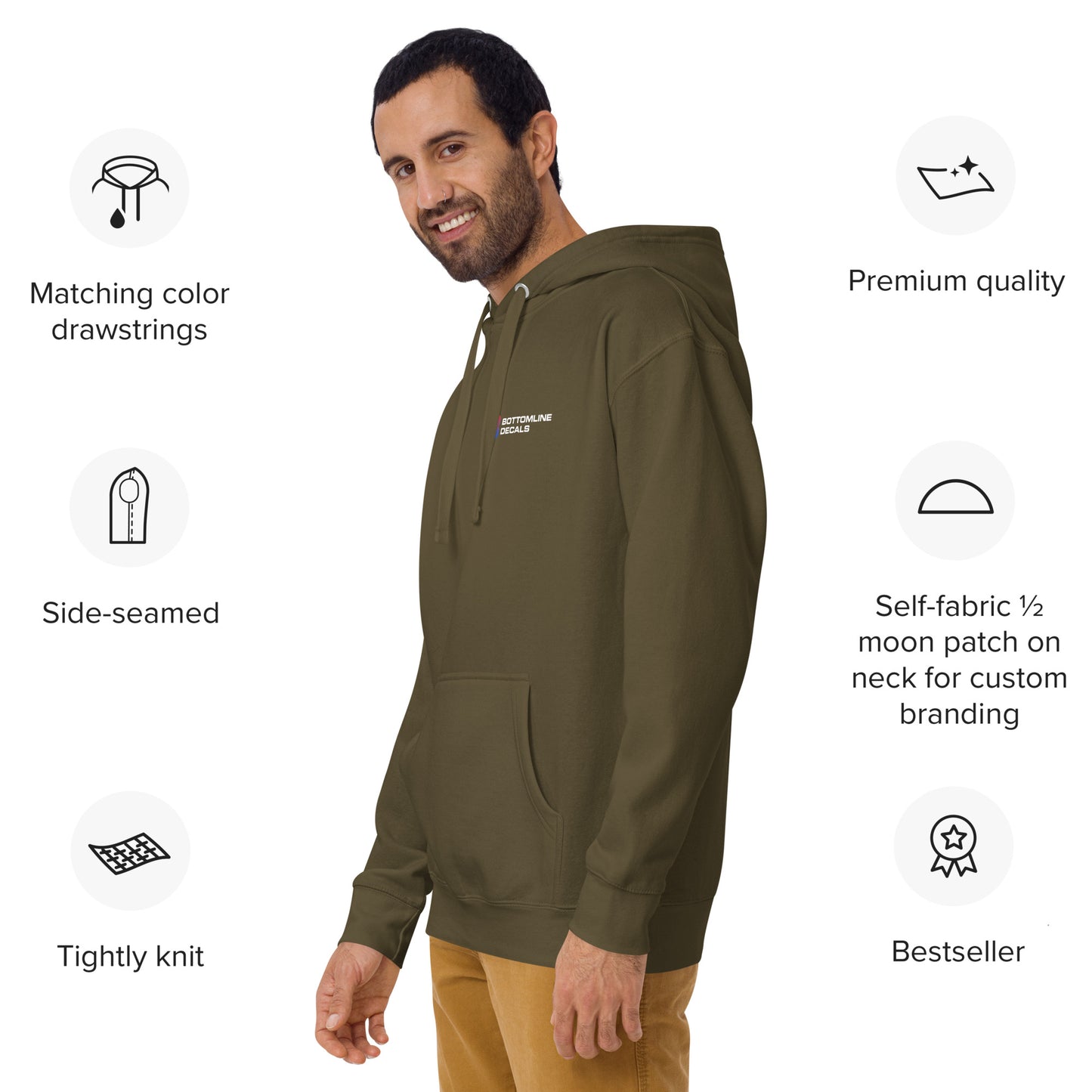 Bottomline Decals - Unisex Hoodie